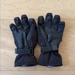 Hestra Black Kids Winter Gloves